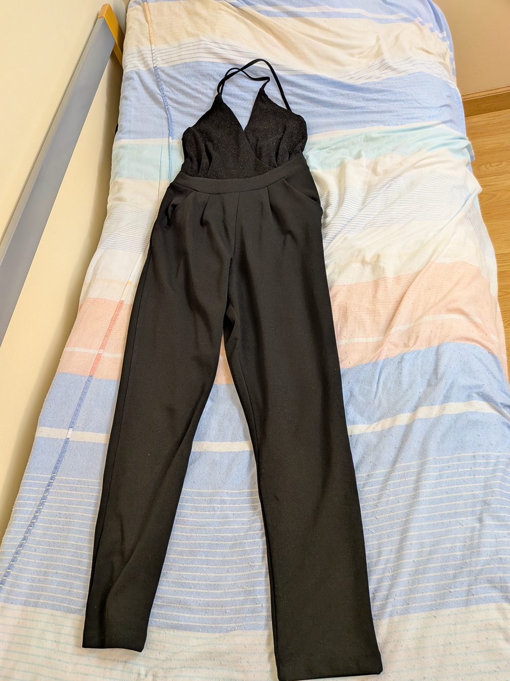 Black Sparkly Jumpsuit